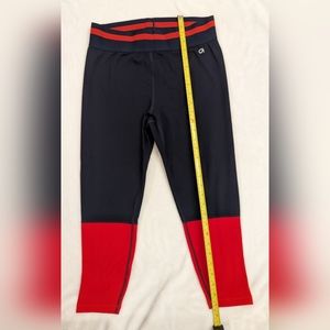 GapFit navy blue and red leggings